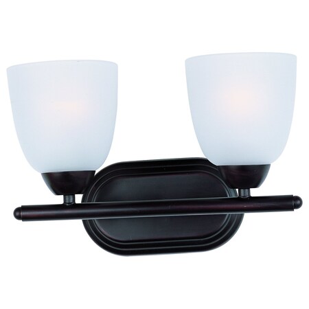 Maxim Axis 2-Light Bath Vanity 11312FTOI
